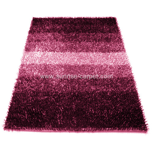 Viscose Polyester Shaggy with Design Carpet